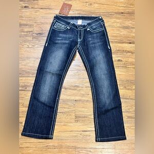 Nwt- True Religion Disco Joey Embellished Swarovski Crystal Jeans- 29